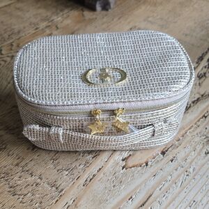 Elegant Gold Dior Cosmetic Case